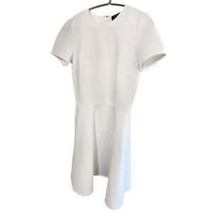 Opening Ceremony White Textured Mini Dress Size Small